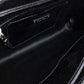 MIUMIU 5BD015 2-Way Shoulder/Crossbody Bag with Chain, Calf Leather, Women's, Black