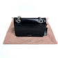 MIUMIU 5BD015 2-Way Shoulder/Crossbody Bag with Chain, Calf Leather, Women's, Black
