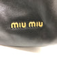 MIUMIU マテラッセ ギャザー 2WAY カバン 肩掛け  ショルダーバッグ レザー レディース