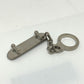 CELINE Skateboard Bag Charm Keychain Metal Men's Black