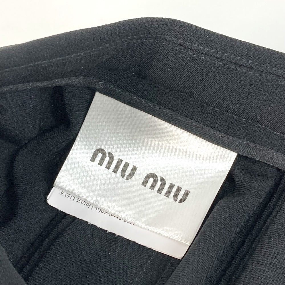 MIUMIU プリーツ ボトムス アパレル スカート レディース ブラック - brandshop-reference