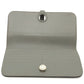 Cartera larga HERMES Dogon Cartera larga plegable Hardware plateado Cartera larga Togo Grimuet para mujer (estimado) Gris