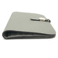 Cartera larga HERMES Dogon Cartera larga plegable Hardware plateado Cartera larga Togo Grimuet para mujer (estimado) Gris