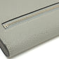 Cartera larga HERMES Dogon Cartera larga plegable Hardware plateado Cartera larga Togo Grimuet para mujer (estimado) Gris
