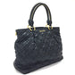 MIUMIU Quilted Bag, 2-Way Shoulder Bag/Handbag, PVC, Unisex, Black