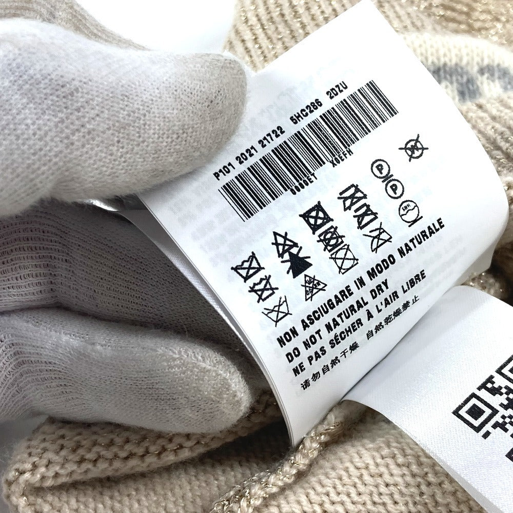 MIUMIU 5HC286 ロゴ ビーニー 帽子 ニット帽 ニットキャップ ニット帽 ウール/カシミヤ レディース ホワイト - brandshop-reference