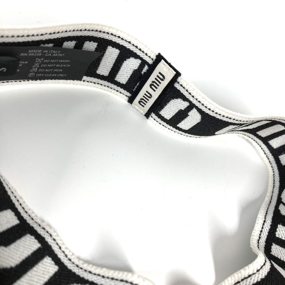 MIUMIU ロゴ 帽子 ツバあり バイザー アクセサリー サンバイザー ラフィア レディース ベージュ - brandshop-reference