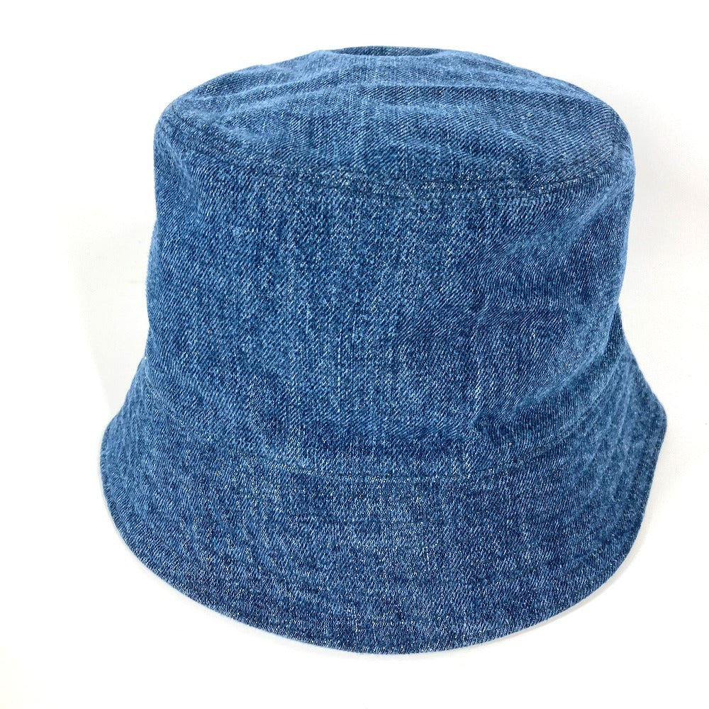 MIUMIU ロゴ デニムハット ハット帽 帽子 バケットハット ボブハット ハット コットン レディース ブルー - brandshop-reference