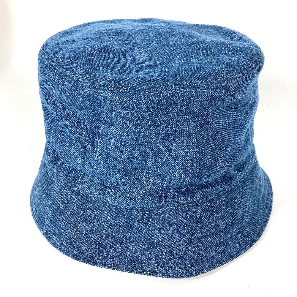 MIUMIU ロゴ デニムハット ハット帽 帽子 バケットハット ボブハット ハット コットン レディース ブルー - brandshop-reference