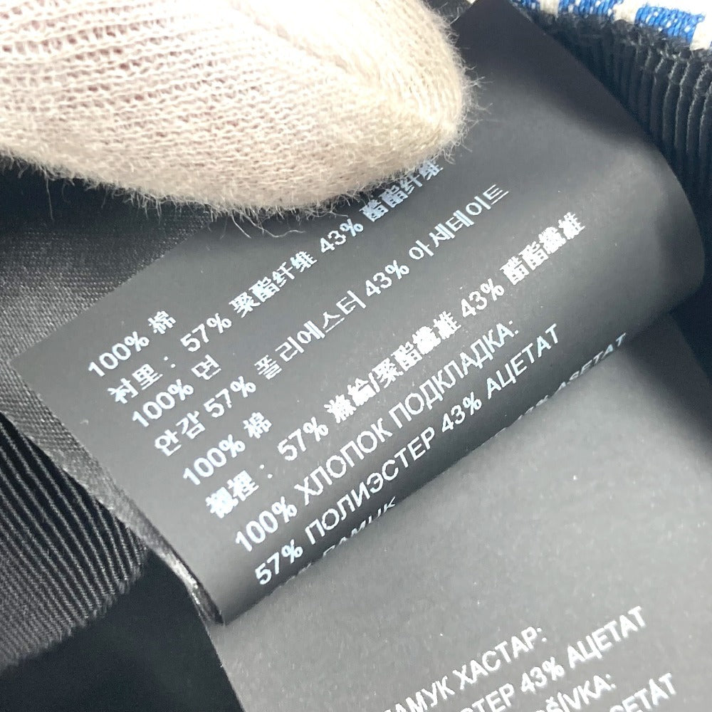 MIUMIU 5HC179 ロゴ ストライプ 帽子 キャップ帽 ベースボール キャップ コットン レディース ブルー - brandshop-reference