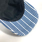 MIUMIU 5HC179 ロゴ ストライプ 帽子 キャップ帽 ベースボール キャップ コットン レディース ブルー - brandshop-reference