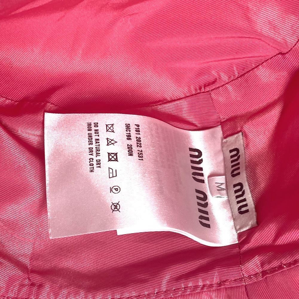 MIUMIU 5HC196 ロゴ ハット帽 帽子 バケットハット ボブハット ハット ポリエステル レディース ピンク - brandshop-reference