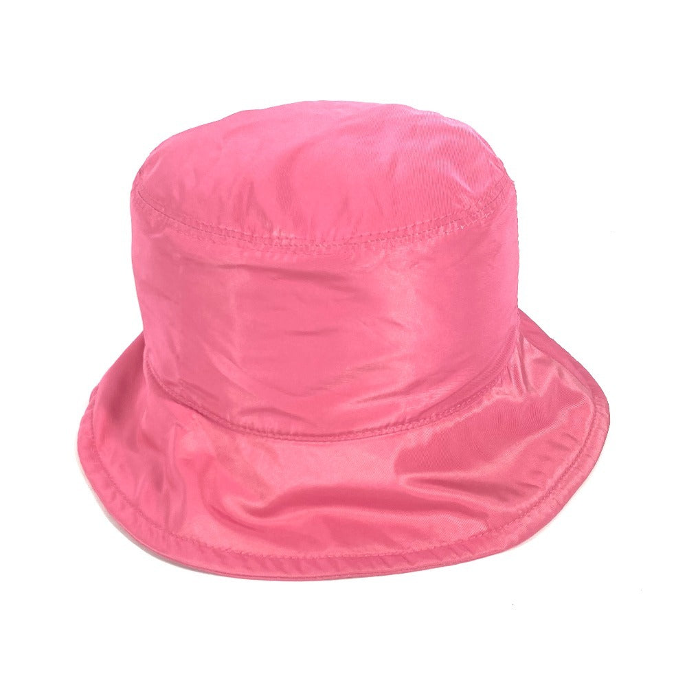 MIUMIU 5HC196 ロゴ ハット帽 帽子 バケットハット ボブハット ハット ポリエステル レディース ピンク - brandshop-reference