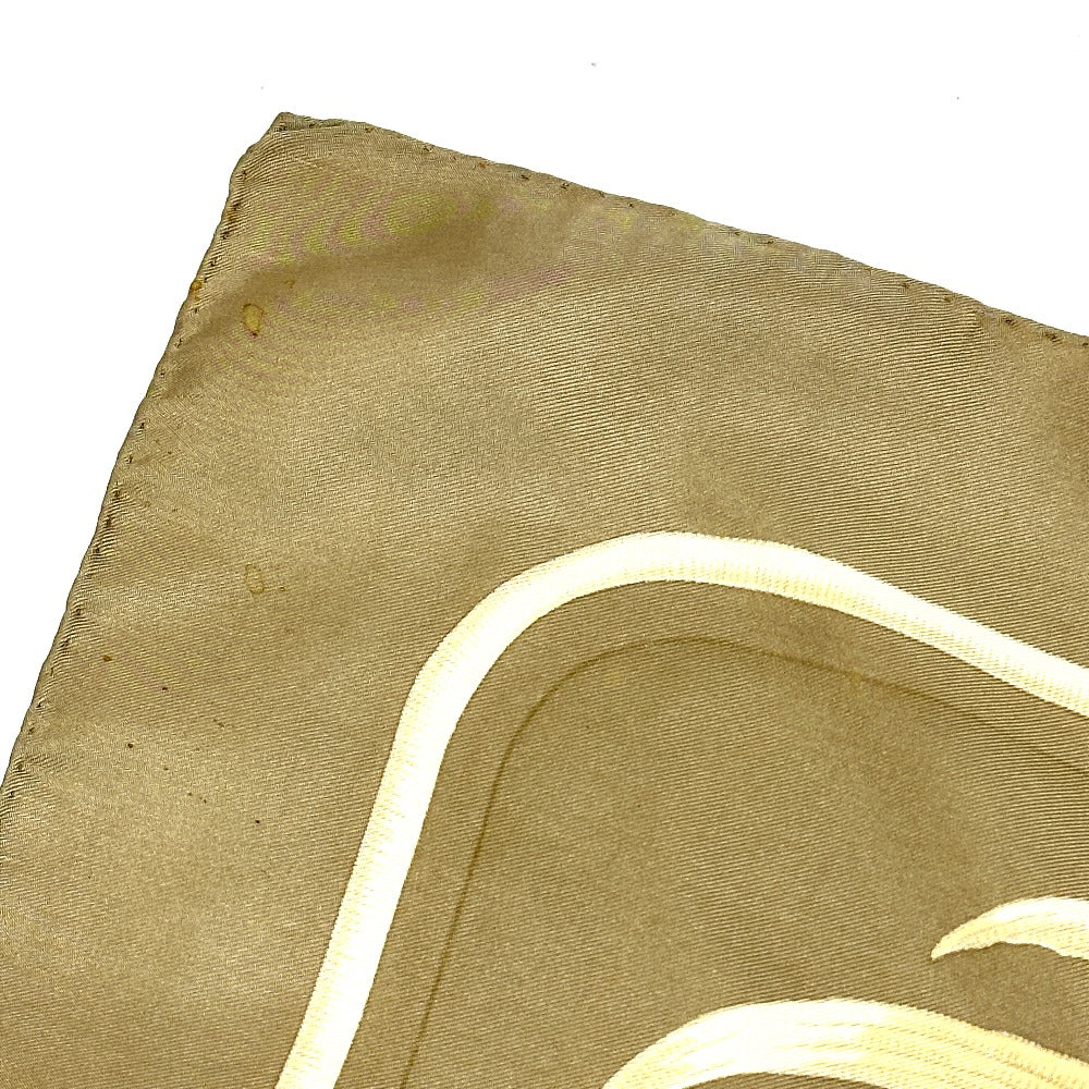 HERMES カレ90 TIGER ROYAL 王者の虎 スカーフ シルク レディース ベージュ - brandshop-reference