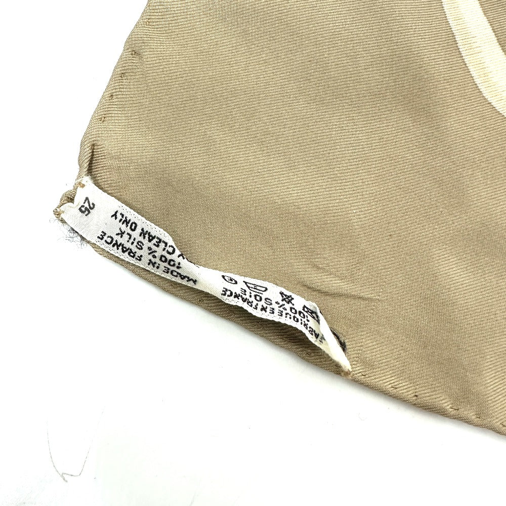 HERMES カレ90 TIGER ROYAL 王者の虎 スカーフ シルク レディース ベージュ - brandshop-reference