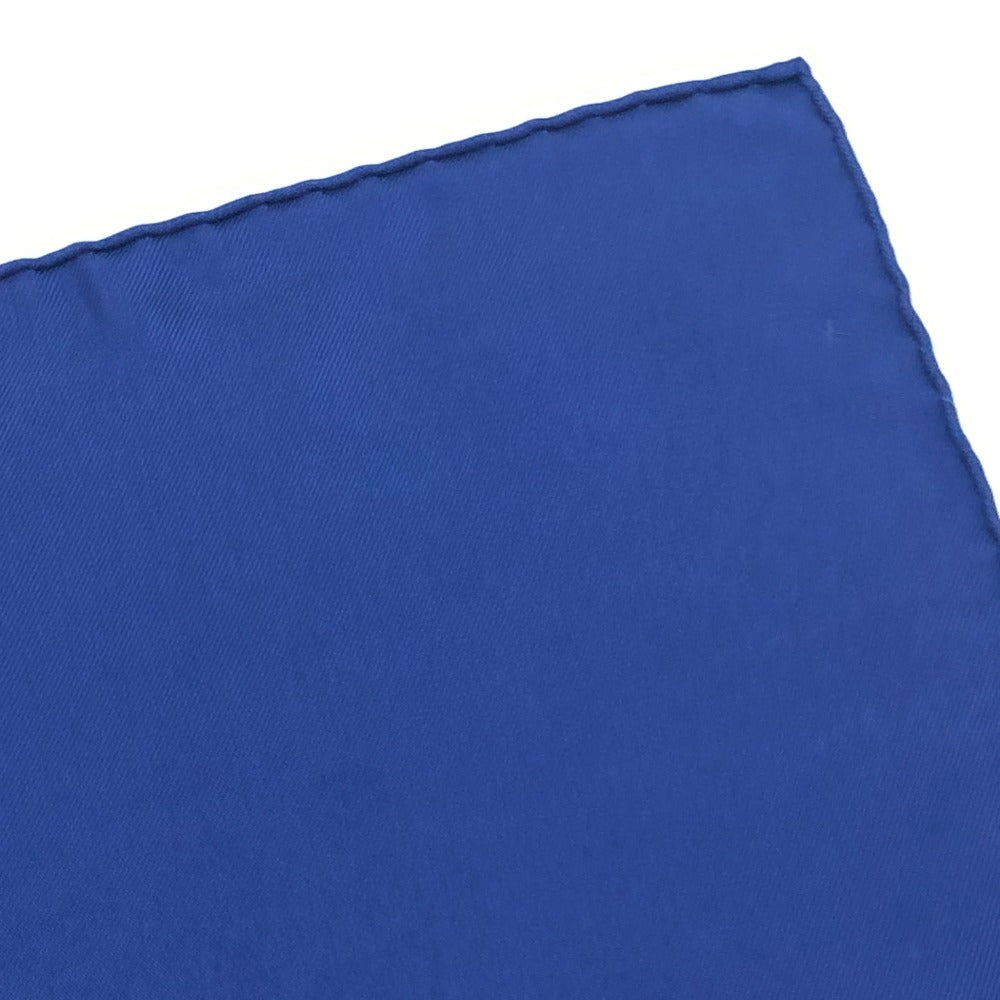 HERMES Carré 40 Caleche Elastic Fashion Accessory Silk Scarf Women's Blue