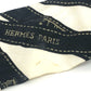 HERMES ツイリー BOLDUC AU CARRE ボルデュックリボン ファッション小物 リボン柄 バンドスカーフ スカーフ シルク レディース ホワイト