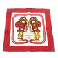 HERMES BRIDES de GALA Ceremony Horse Bridle Nano Carré 20 Carré 20 Small Item Handkerchief Silk Unisex Red