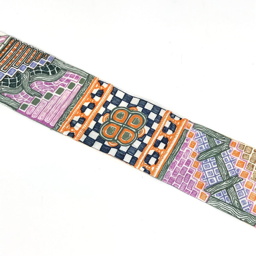HERMES Twilly Twilly Band Scarf Scarf Silk Women's Multicolor