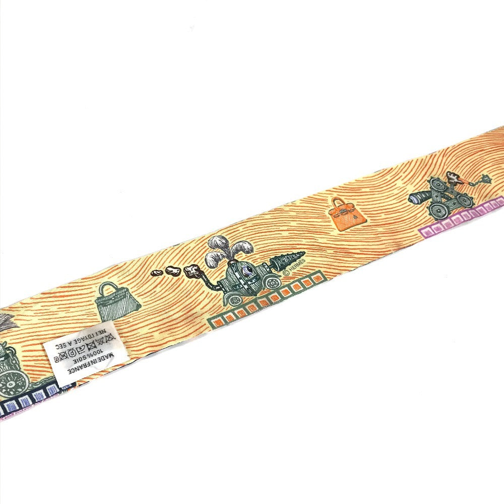HERMES Twilly Twilly Band Scarf Scarf Silk Women's Multicolor