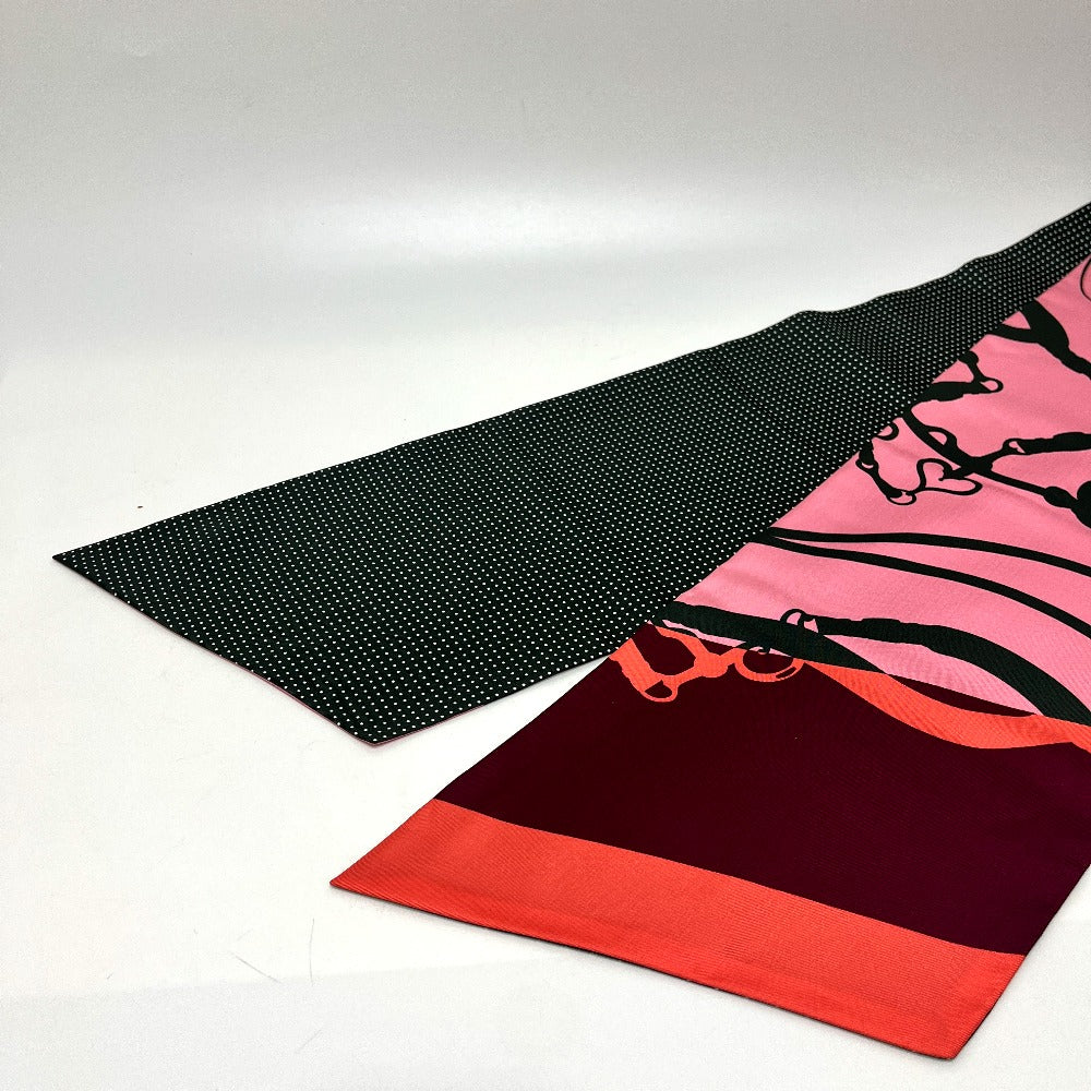 HERMES FESTIVAK DES AMAZON マキシツイリー ツィリー バンドースカーフ スカーフ シルク レディース マルチカラー