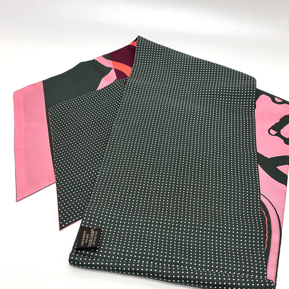 HERMES FESTIVAK DES AMAZON マキシツイリー ツィリー バンドースカーフ スカーフ シルク レディース マルチカラー