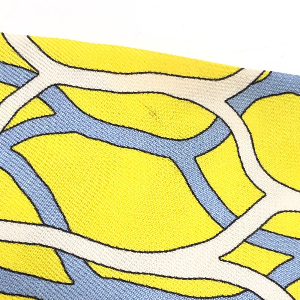 HERMES BALLET AQUATIQUE Underwater Ballet Twilly Tagless Fashion Accessories Scarf Silk Ladies Multi-color