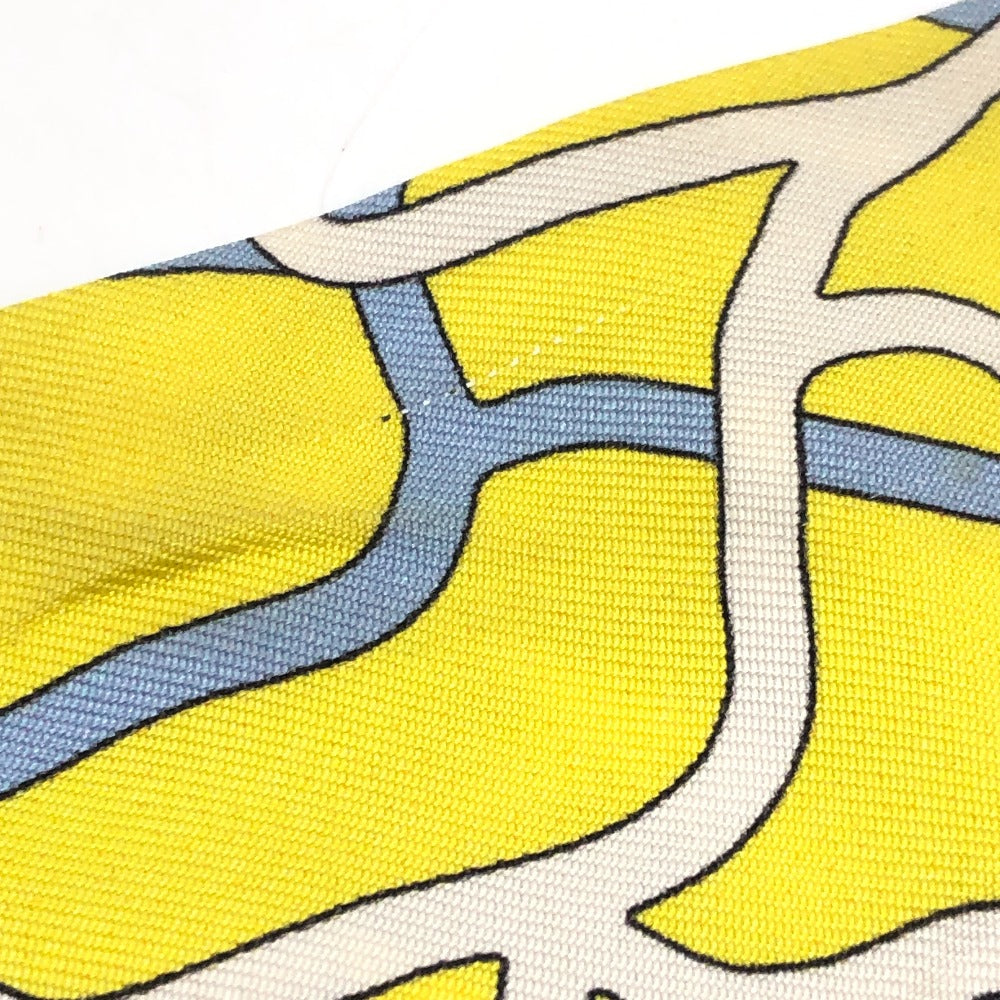HERMES BALLET AQUATIQUE Underwater Ballet Twilly Tagless Fashion Accessories Scarf Silk Ladies Multi-color
