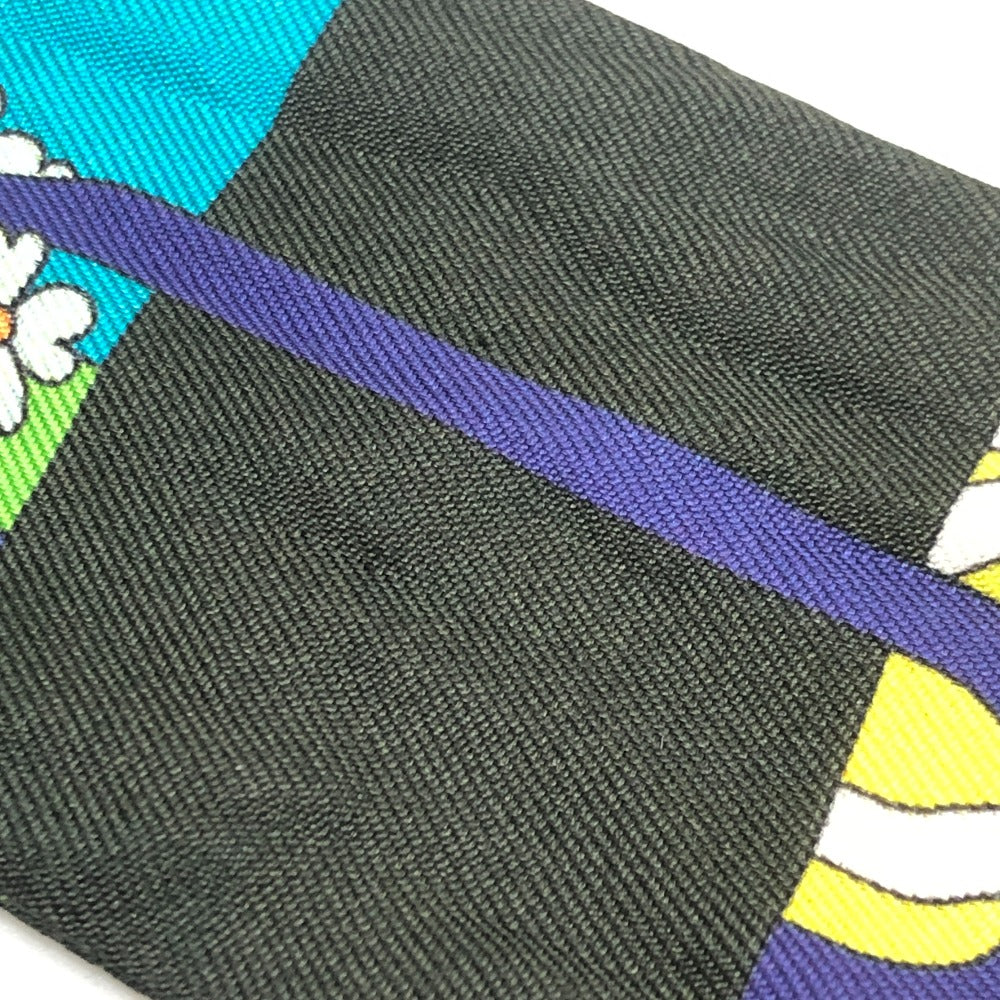 HERMES BALLET AQUATIQUE Underwater Ballet Twilly Tagless Fashion Accessories Scarf Silk Ladies Multi-color