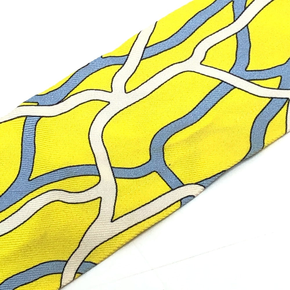 HERMES BALLET AQUATIQUE Underwater Ballet Twilly Tagless Fashion Accessories Scarf Silk Ladies Multi-color