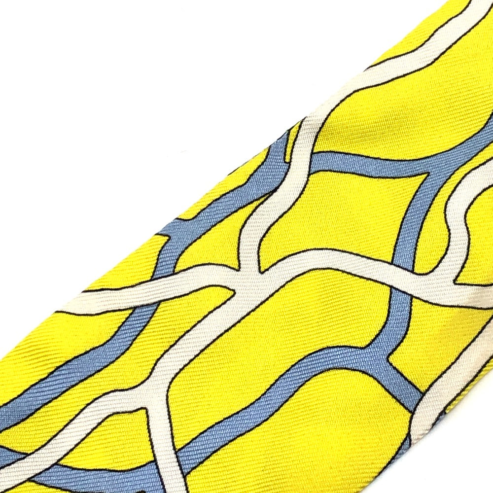 HERMES BALLET AQUATIQUE Underwater Ballet Twilly Tagless Fashion Accessories Scarf Silk Ladies Multi-color