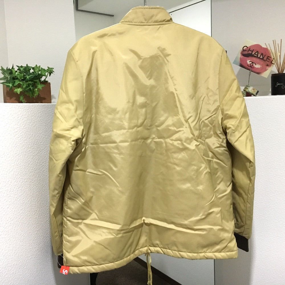 Supreme Pit Crew Jacket, 17AW, Men's Nylon Jacket, Beige