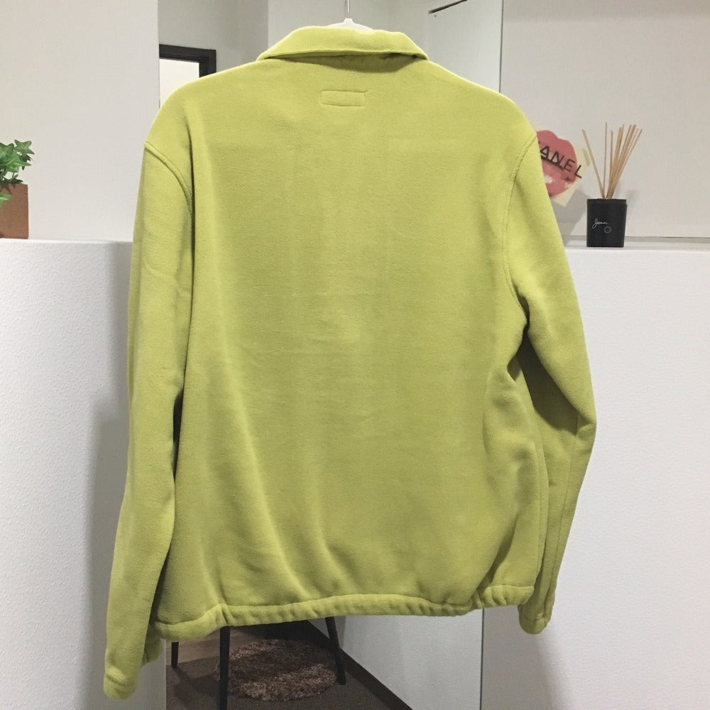 Supreme Men's Polartec Harrington Jacket, Green, Long Sleeve Fleece Jacket