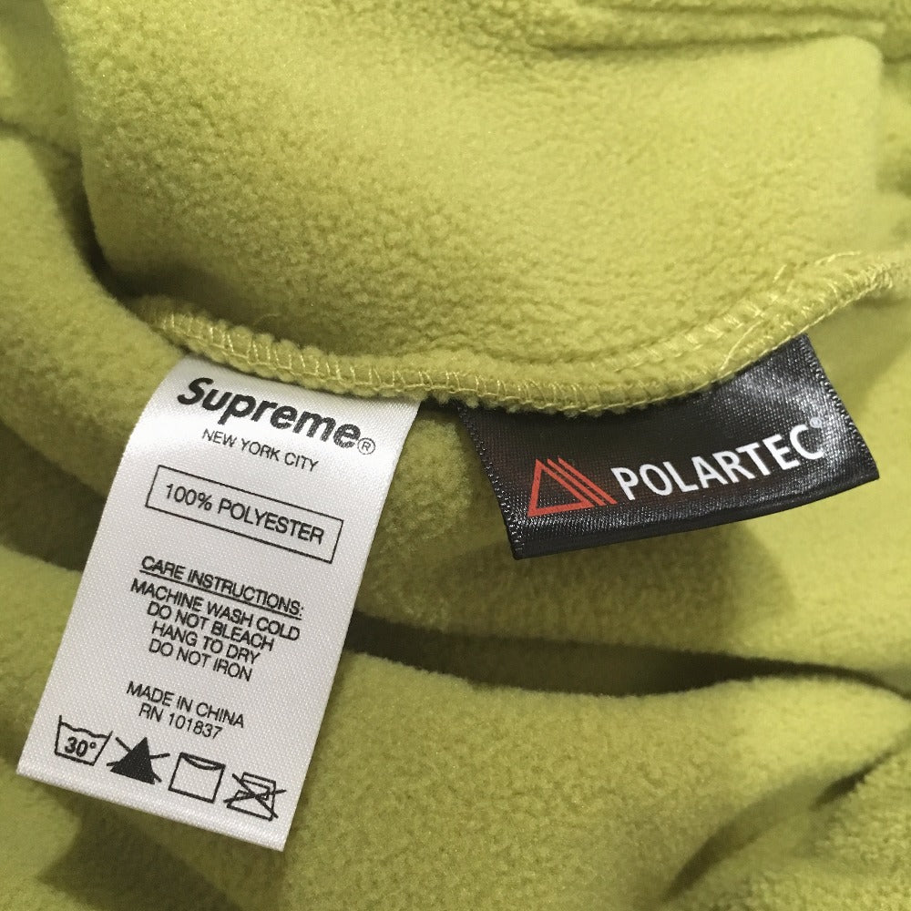 Supreme Men's Polartec Harrington Jacket, Green, Long Sleeve Fleece Jacket