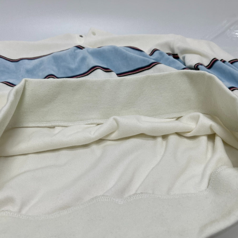 Supreme Snap Henley Long Sleeve Velour Snap Henley Tops and Other Velour Men's White