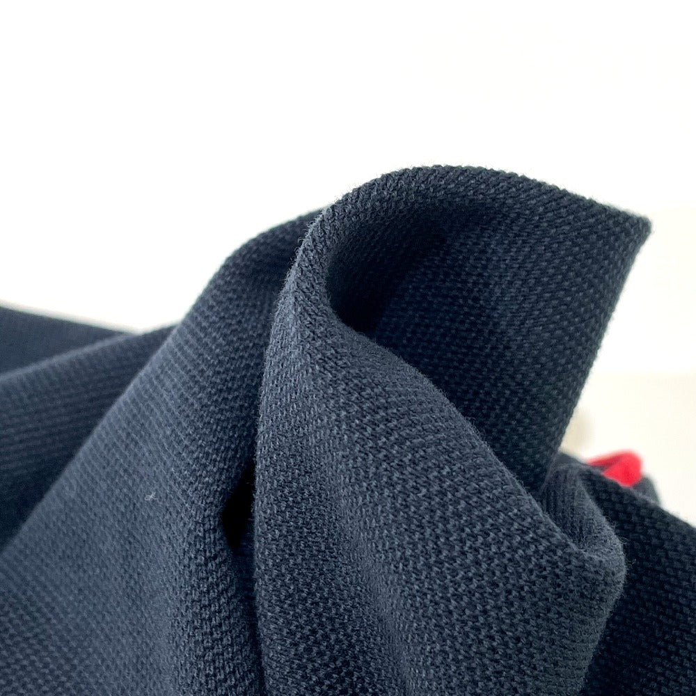 Supreme 17AW Multicolor Piping Pique Crewneck Long Sleeve Top, Cotton, Men's, Navy