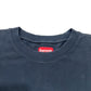 Supreme 17AW Multicolor Piping Pique Crewneck Long Sleeve Top, Cotton, Men's, Navy