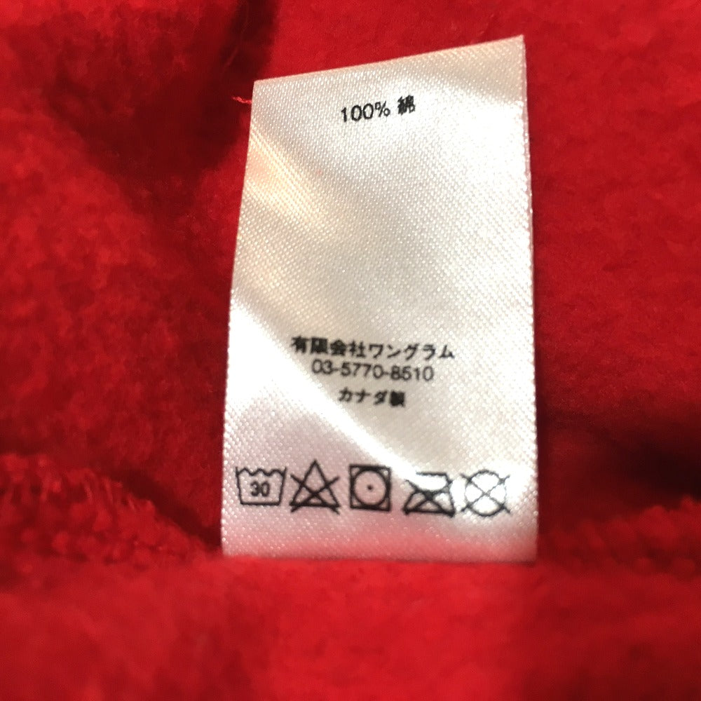 Supreme Pullover Hoodie, 17SS Logo Hooded Sweatshirt, Cotton, Men's, Red