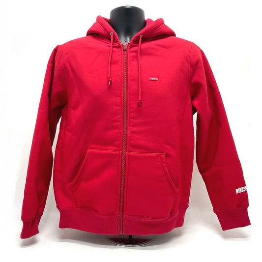 Supreme WINDSTOPPER Zip-Up Hooded Sweatshirt, Polyester, Unisex, Red