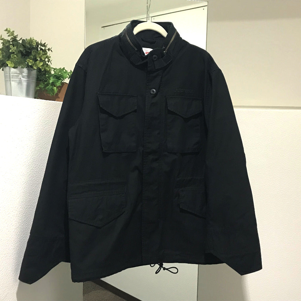 Supreme ザキラーエム65 ジャケット 18AW The Killer M-65 Jacket ミリタリージャケット コットン メンズ ブラック ブラック