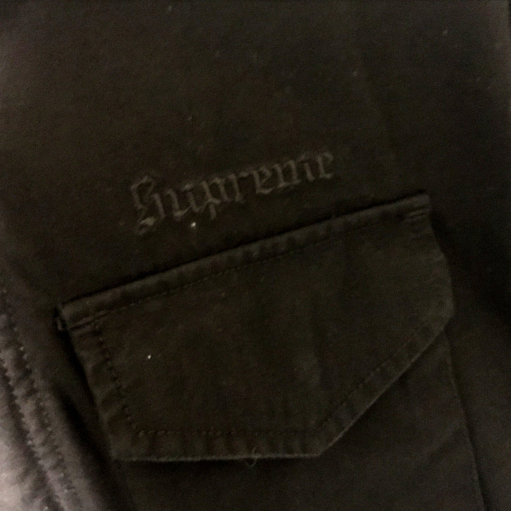 Supreme ザキラーエム65 ジャケット 18AW The Killer M-65 Jacket ミリタリージャケット コットン メンズ ブラック ブラック