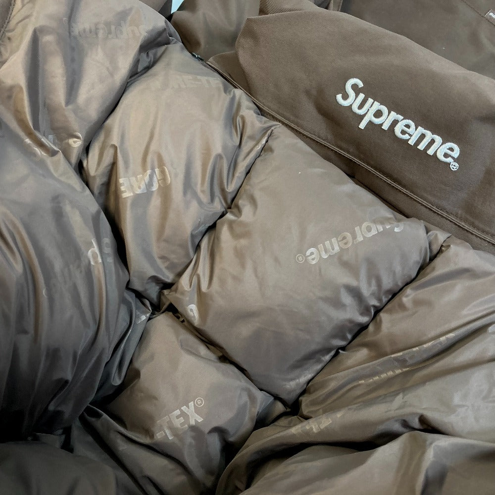 Supreme 18AW GORE-TEX 700-Fil Down Parka Men's Brown