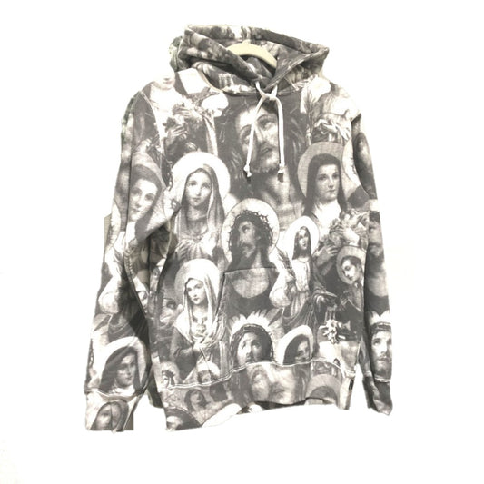 Supreme 18aw Yesus dan Mary Hooded Sweatshirt Parker Parker Lelaki Parker