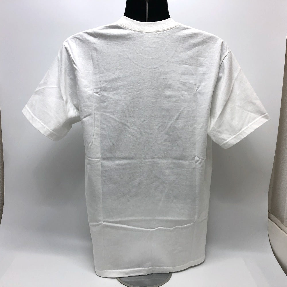 Supreme Box Logo T-Shirt Apparel SUPREME x Swarovski 2019SS Men's Short Sleeve Cotton T-Shirt White x Red
