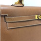 HERMES ケリー35 外縫い 2WAYバック 斜め掛けバック カバン バック ハンドバッグ クシュベル レディース ゴールド G金具 ブラウン - brandshop-reference