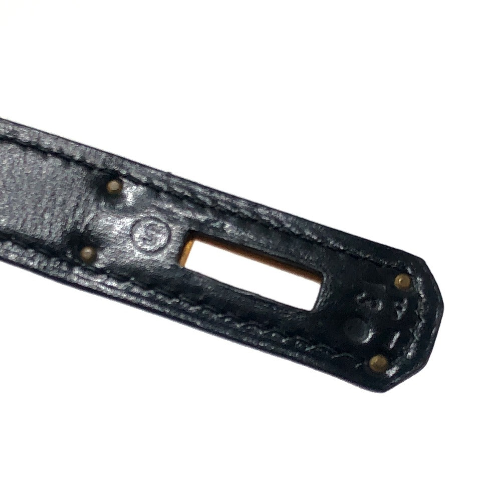 HERMES ケリー35 ケリー 35 内縫い カバン ゴールド金具 ハンドバッグ ボックスカーフ レディース ブラック