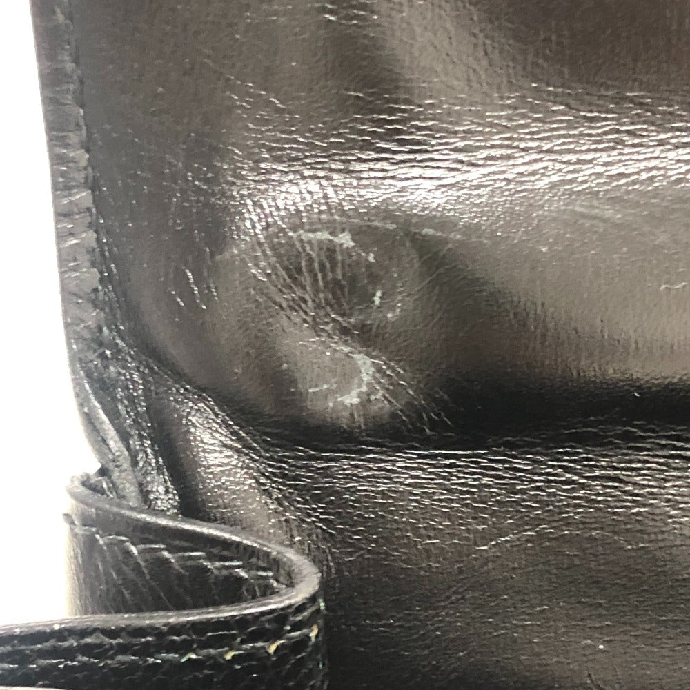 HERMES ケリー35 ケリー 35 内縫い カバン ゴールド金具 ハンドバッグ ボックスカーフ レディース ブラック