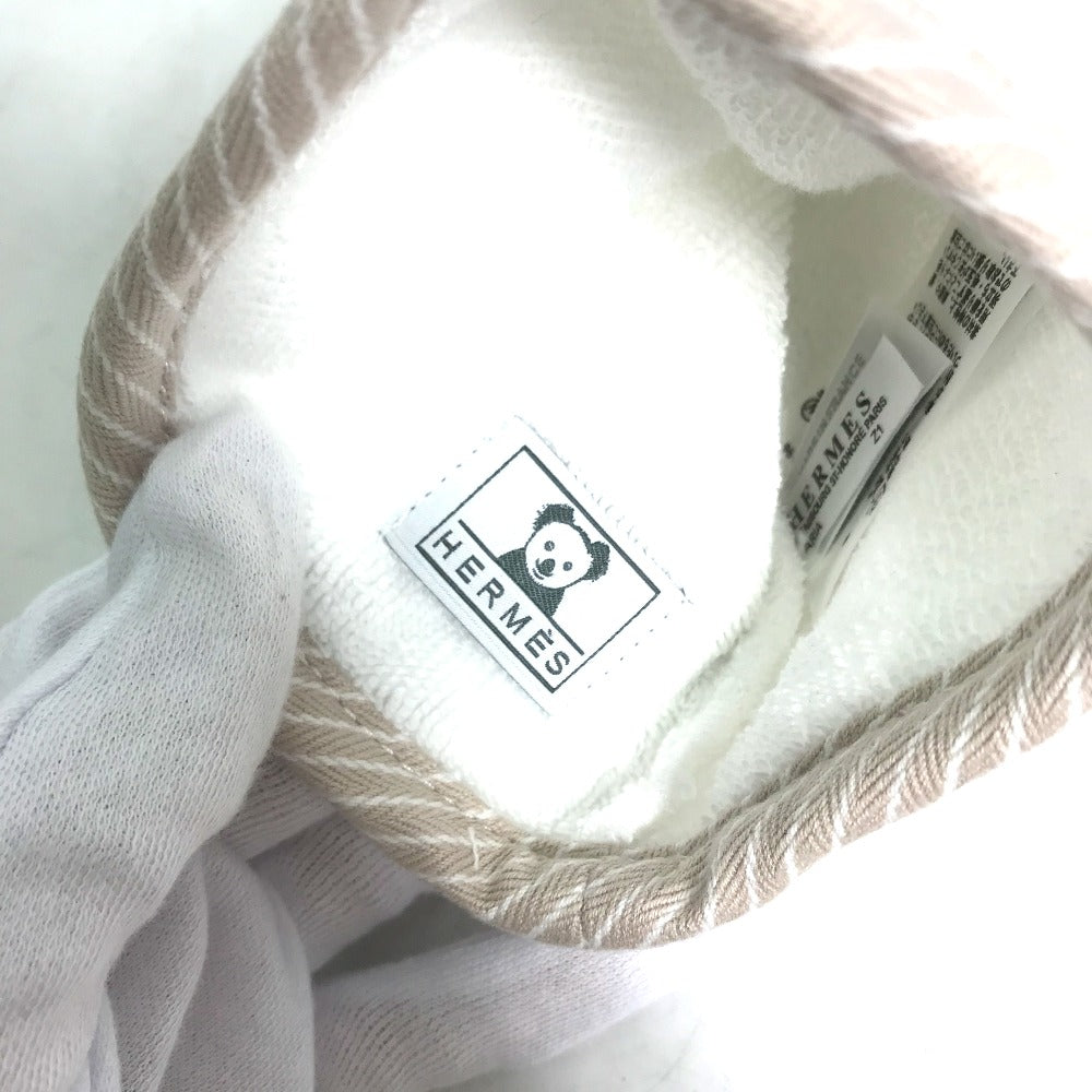 HERMES Baby Koala Washcloth Pass-Through Body Mitten Towel Cotton Kids White