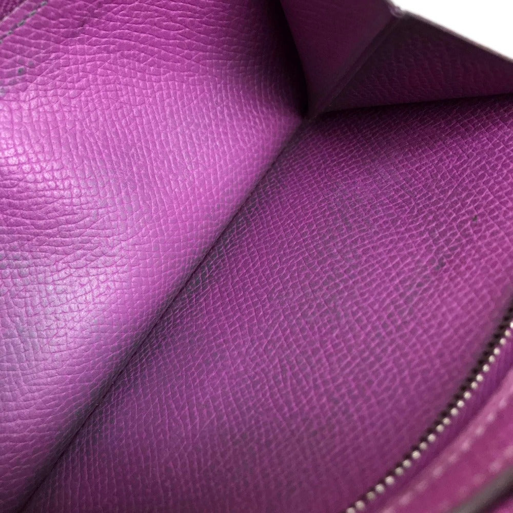 HERMES ベアンスフレ マチ付き 長財布 エプソン レディース シクラメン パープル