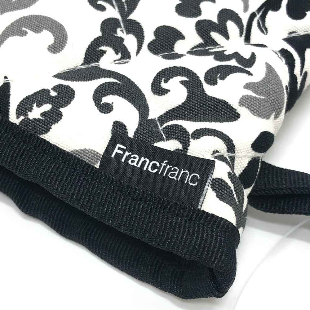 Francfranc Damask Neo Curuk Oven Mitts Kitchenware Cotton Unisex White